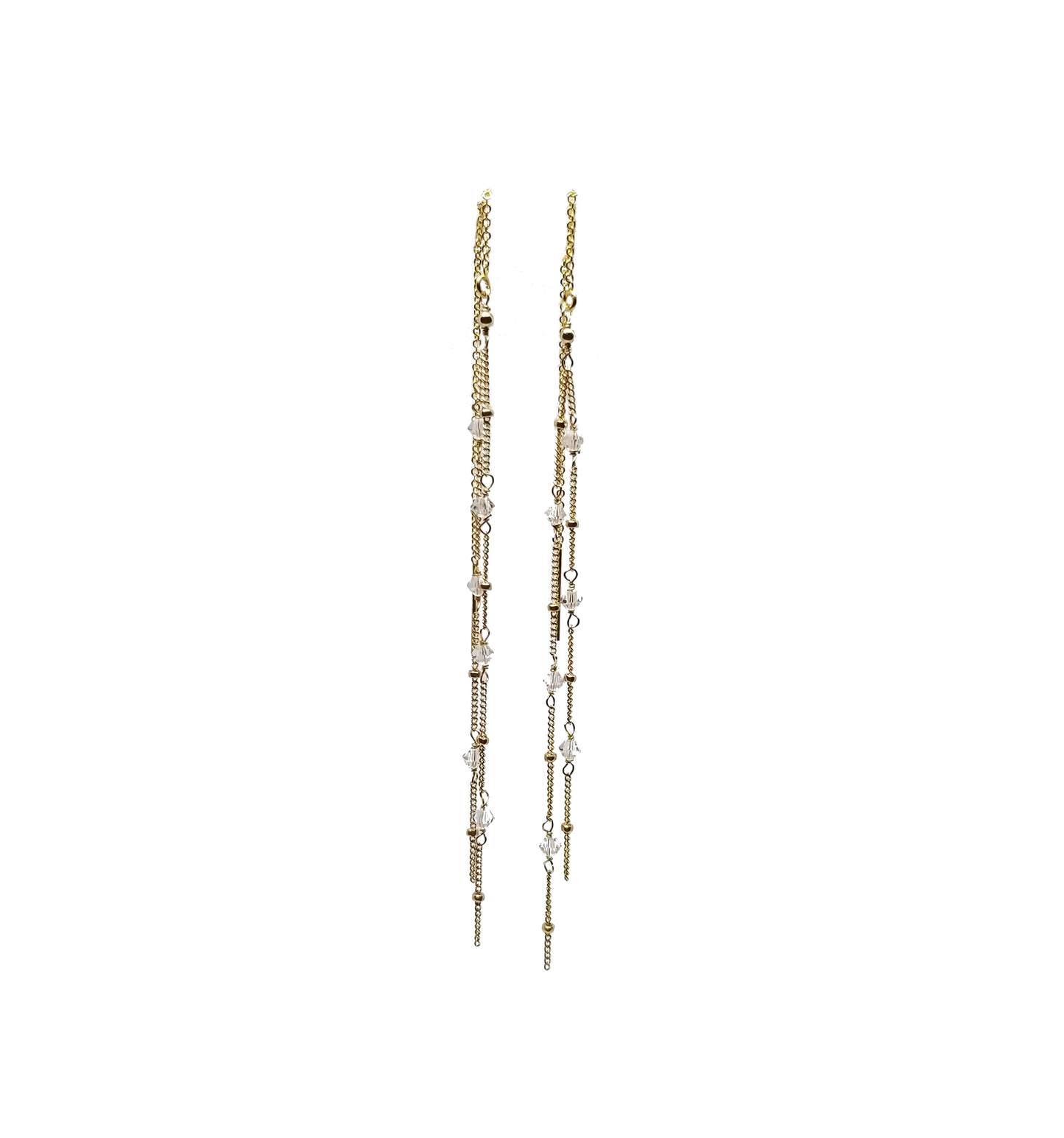 Crystal Threader Earrings