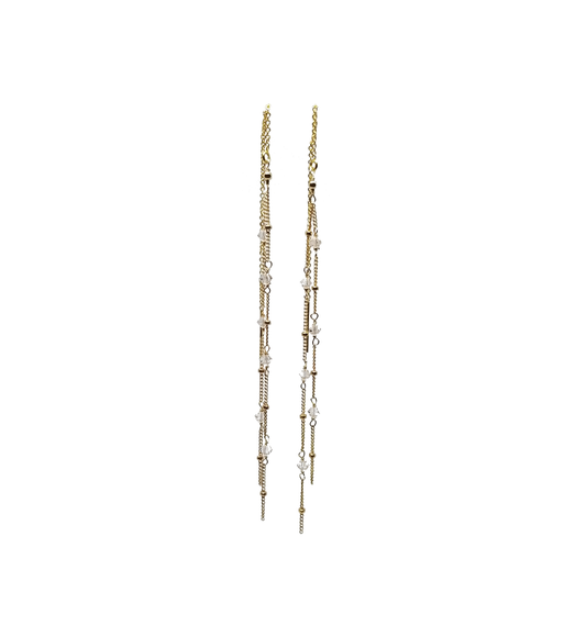 Crystal Threader Earrings