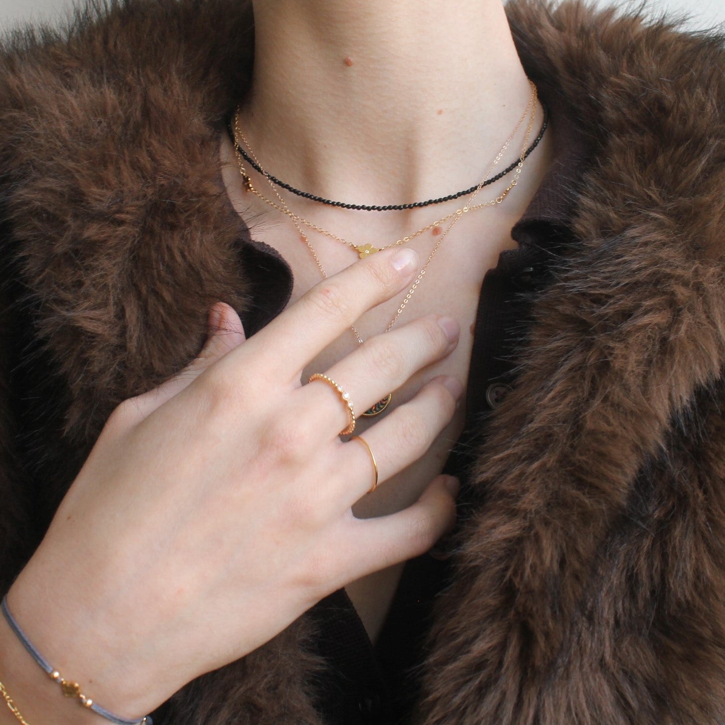 Forever Diamond Beaded Ring