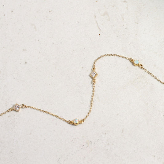 Diamond and Opal Station Chain